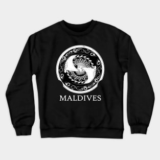 Giant Manta Ray Maldives Diving Crewneck Sweatshirt